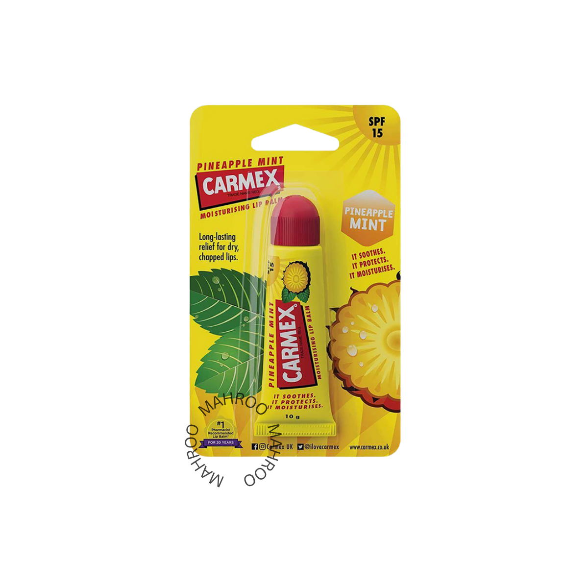 مرطب شفاه كارمكس بالخوخ والمانجو – أنبوب العناية الملطفة بالشفاه | 10غ