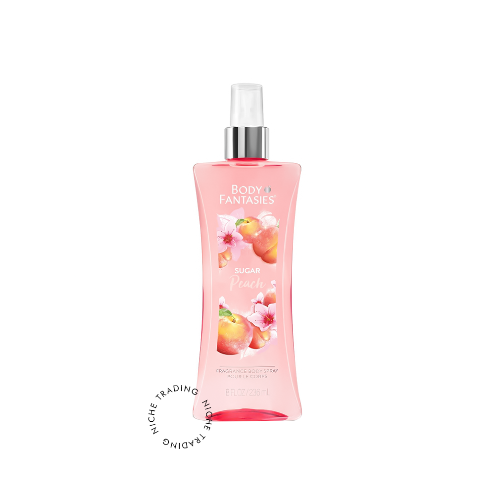 Body Fantasies Signature Sugar Peach Body Spray 236ml - Body Fantasies | Niche Trading Qatar