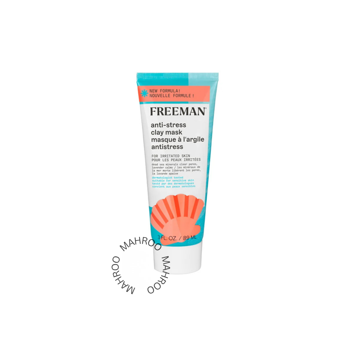 89ml Freeman Anti-Stress Clay Mask – Soothes and Detoxifies Skin