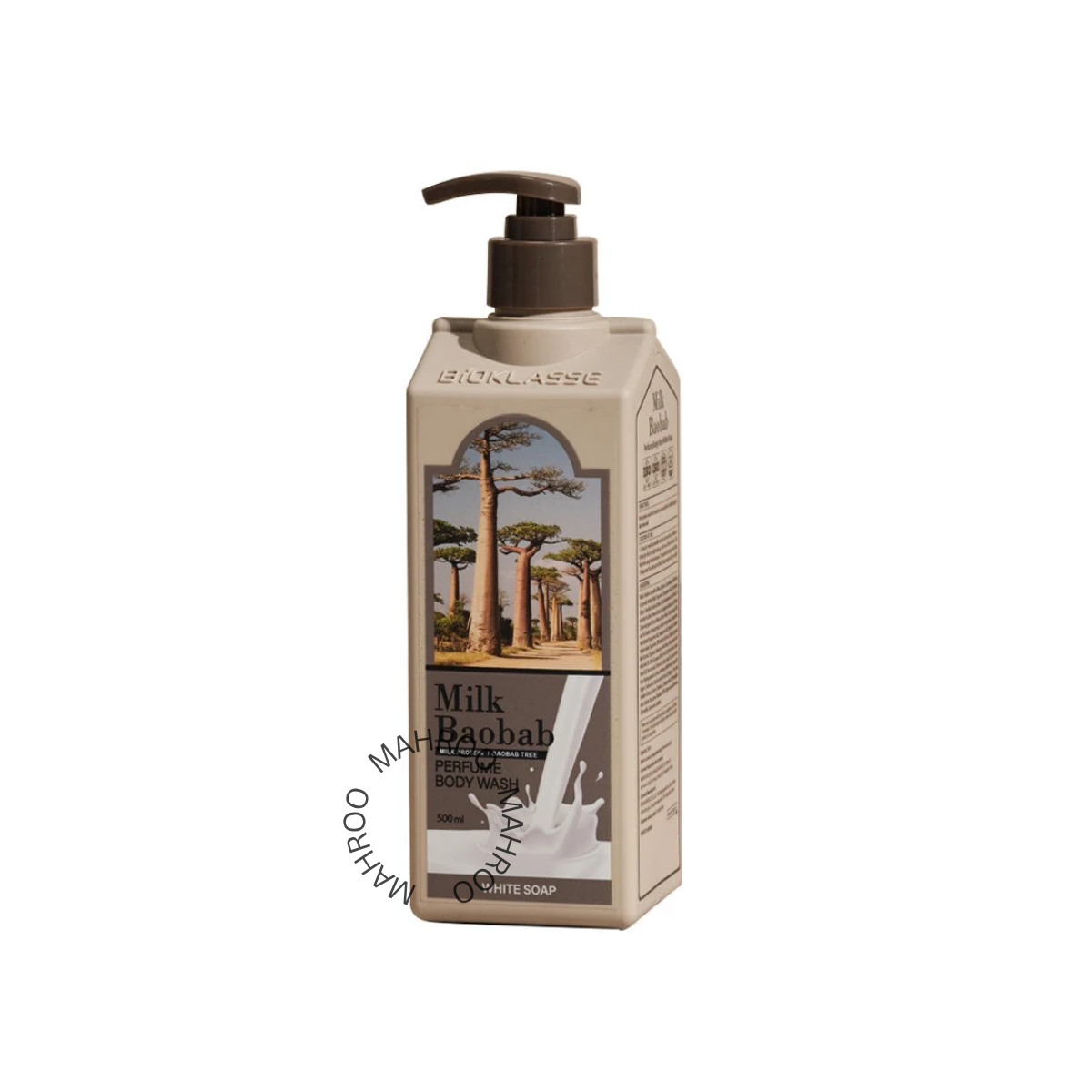 Milk Baobab Perfume Body Wash White Soap 500ml