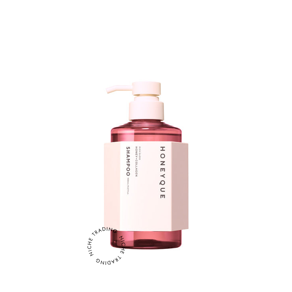 Honeyque Rich Gloss Shampoo Shiny 450ml - Honeyque | Niche Trading Qatar