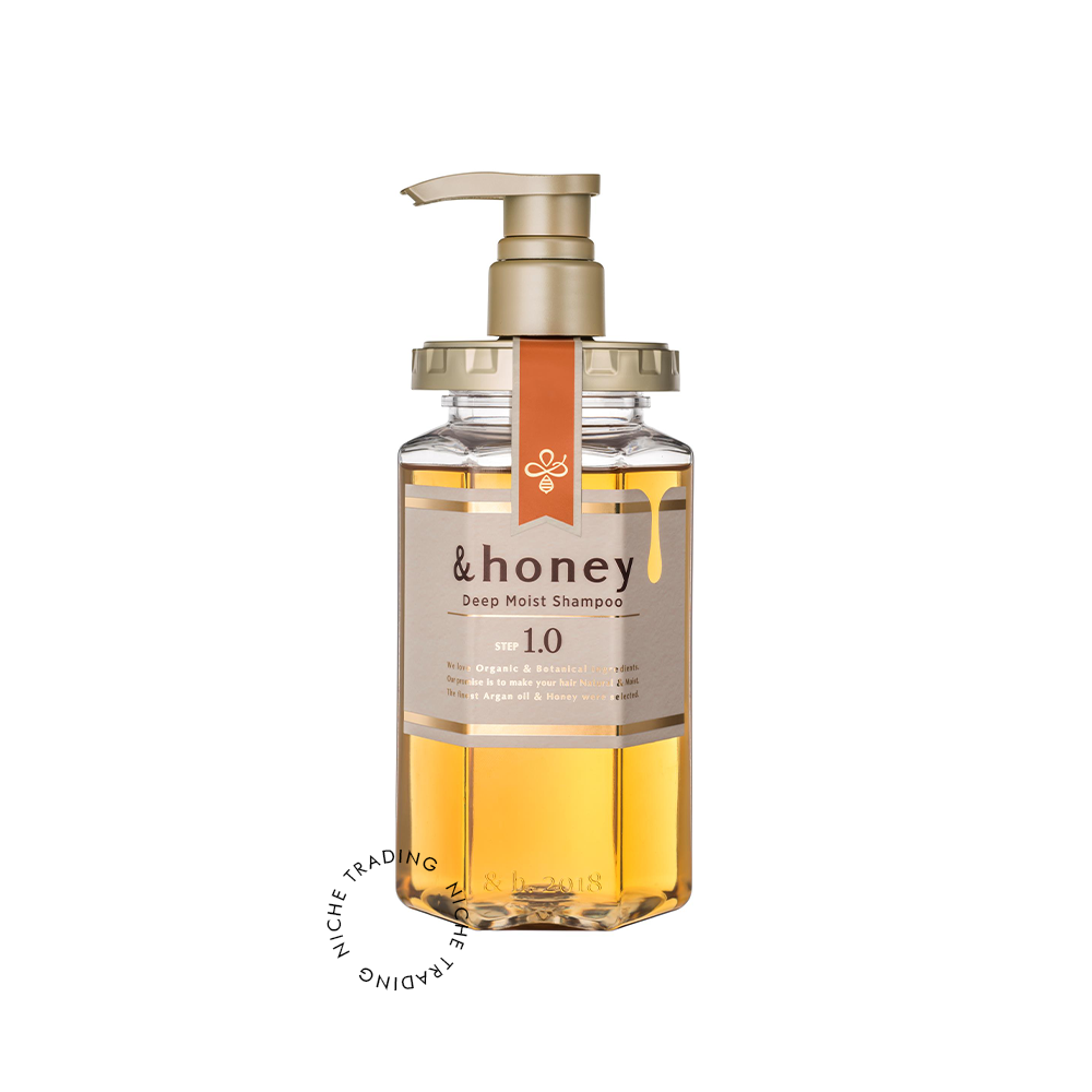＆HOENY Shampoo 1.0 Deep Moist 440ml - &Honey | Niche Trading Qatar