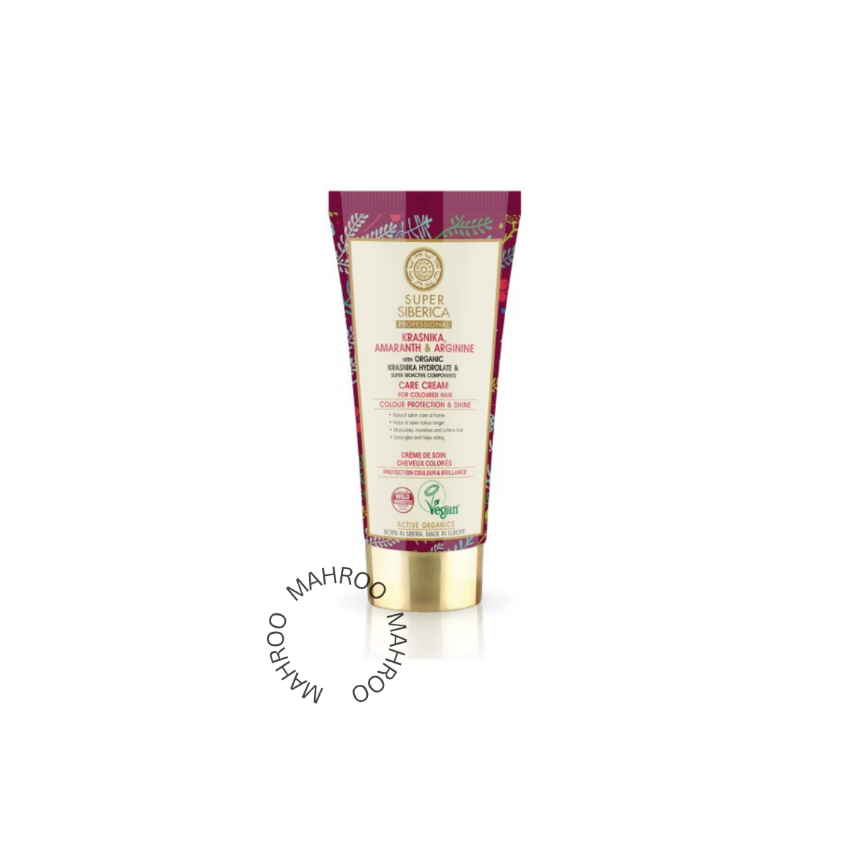 Super Siberica Krasnika, Amaranth & Arginine. Care Cream for Coloured