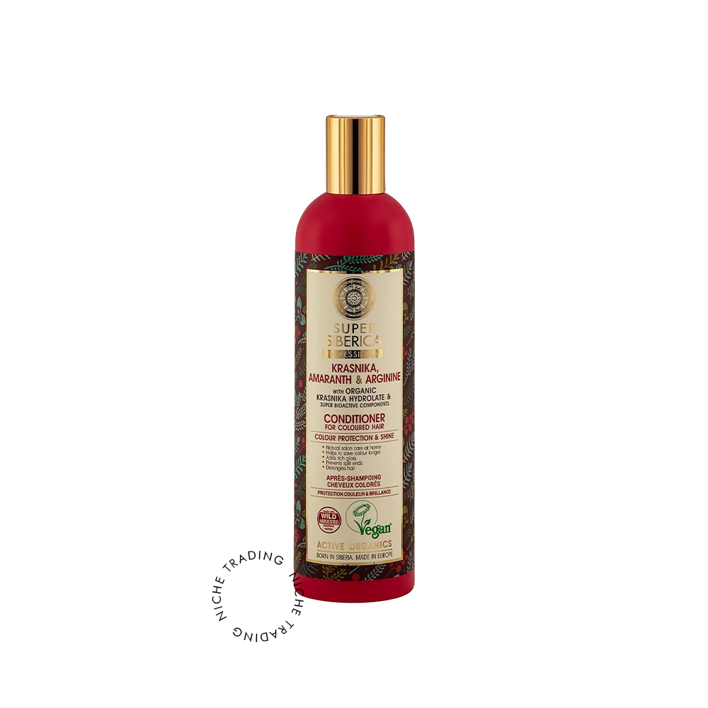 Super Siberica Krasnika, amaranth & arginine. Shampoo for Coloured Hair, 400ml