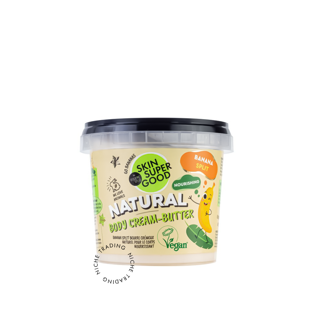 Skin Super Good Natural Body Cream-Butter, Banana Split, 360ml