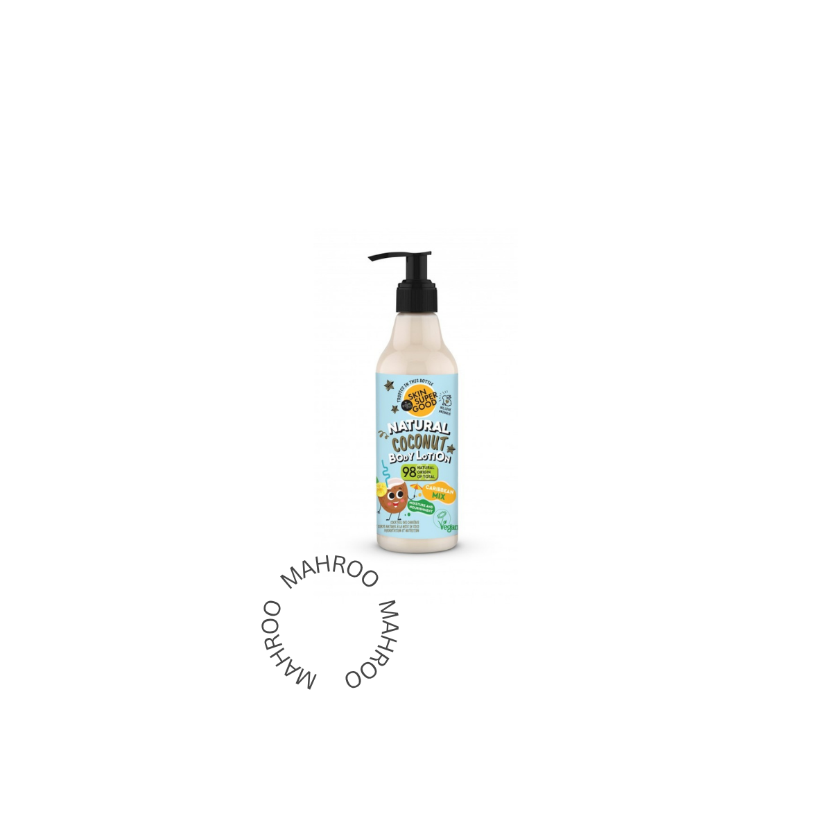 Skin Super Good Natural Coconut Body Lotion, Caribbean Mix, 250ml