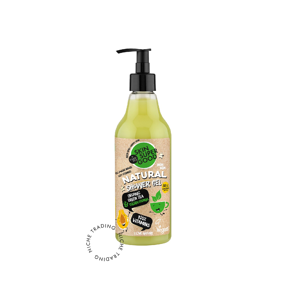 Skin Super Good Natural Shower Gel "100% Vitamins", 500ml - Natura Siberica | Niche Trading Qatar