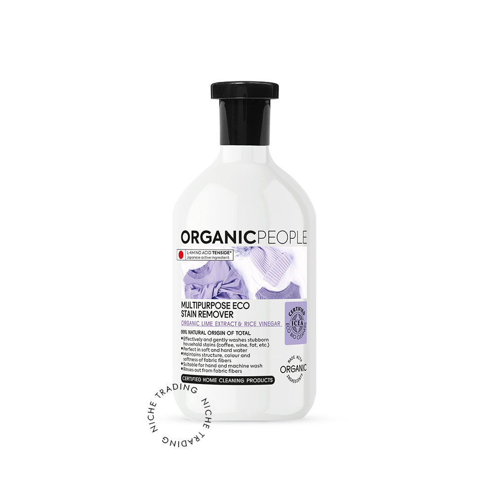 Organic People. Multipurpose eco stain remover. Organic Lime & Rice vinegar, 500ml