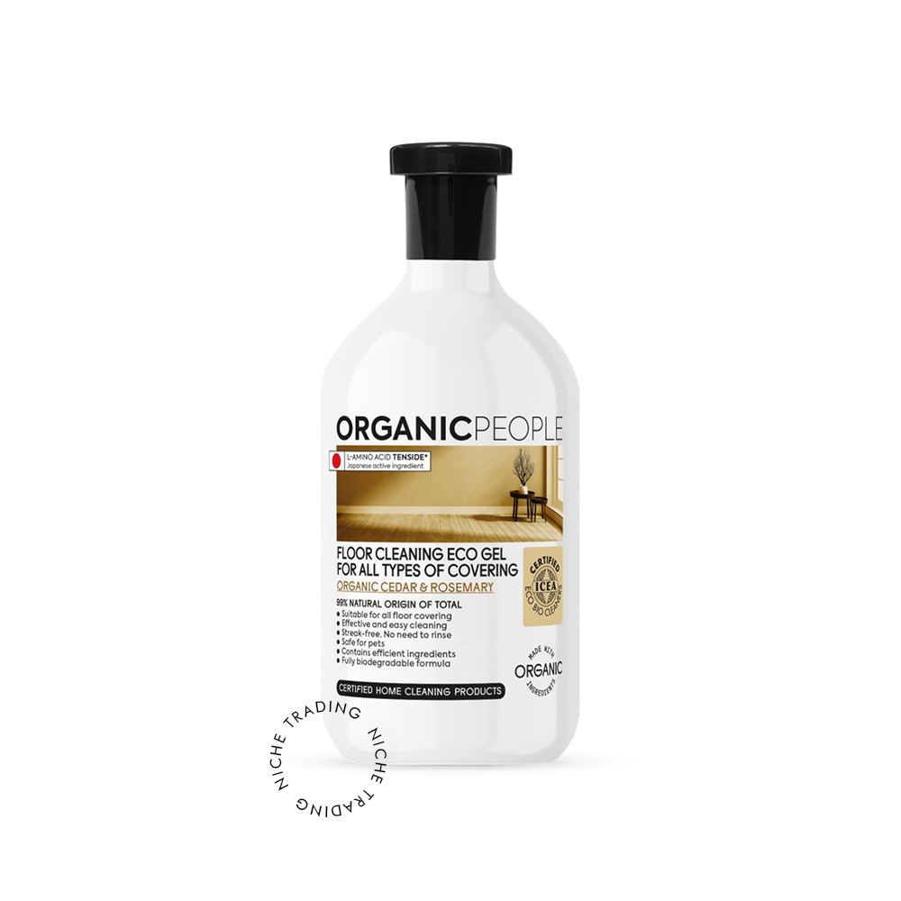 Organic People. Floor cleaning eco gel for all types of covering. Organic Cedar & Rosemary, 500ml