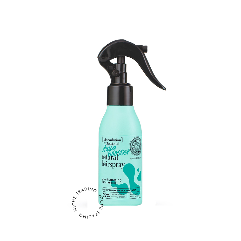 NS Hair Evolution Natural Hairspray "Aqua Booster" Ultra Hydrating, 115ml