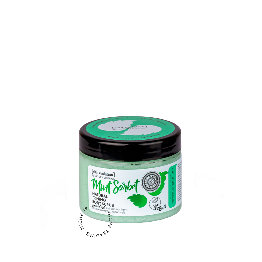 NS. Skin Evolution. Natural Toning Body Scrub MINT SORBET, 300ml