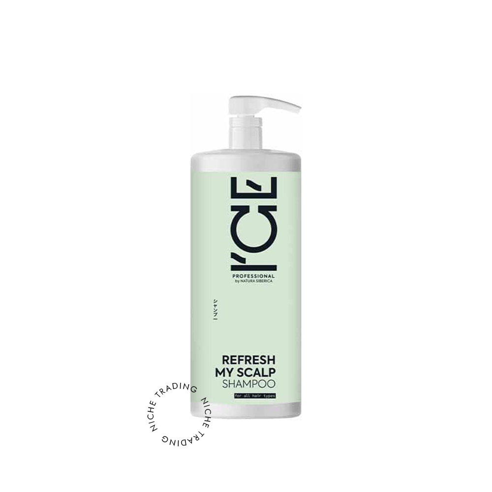 Ice by Natura Siberica. Refresh My Scalp Shampoo, 1000ml - Ice | Niche Trading Qatar