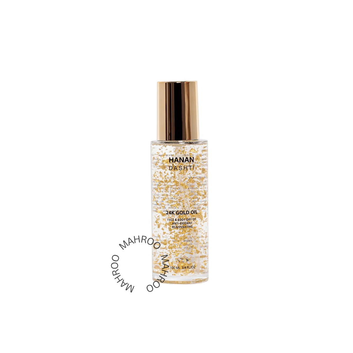 Hanan Dashti 24K Gold Oil Face &body Dry Oil Anti-oxidant Rejunating 100ML