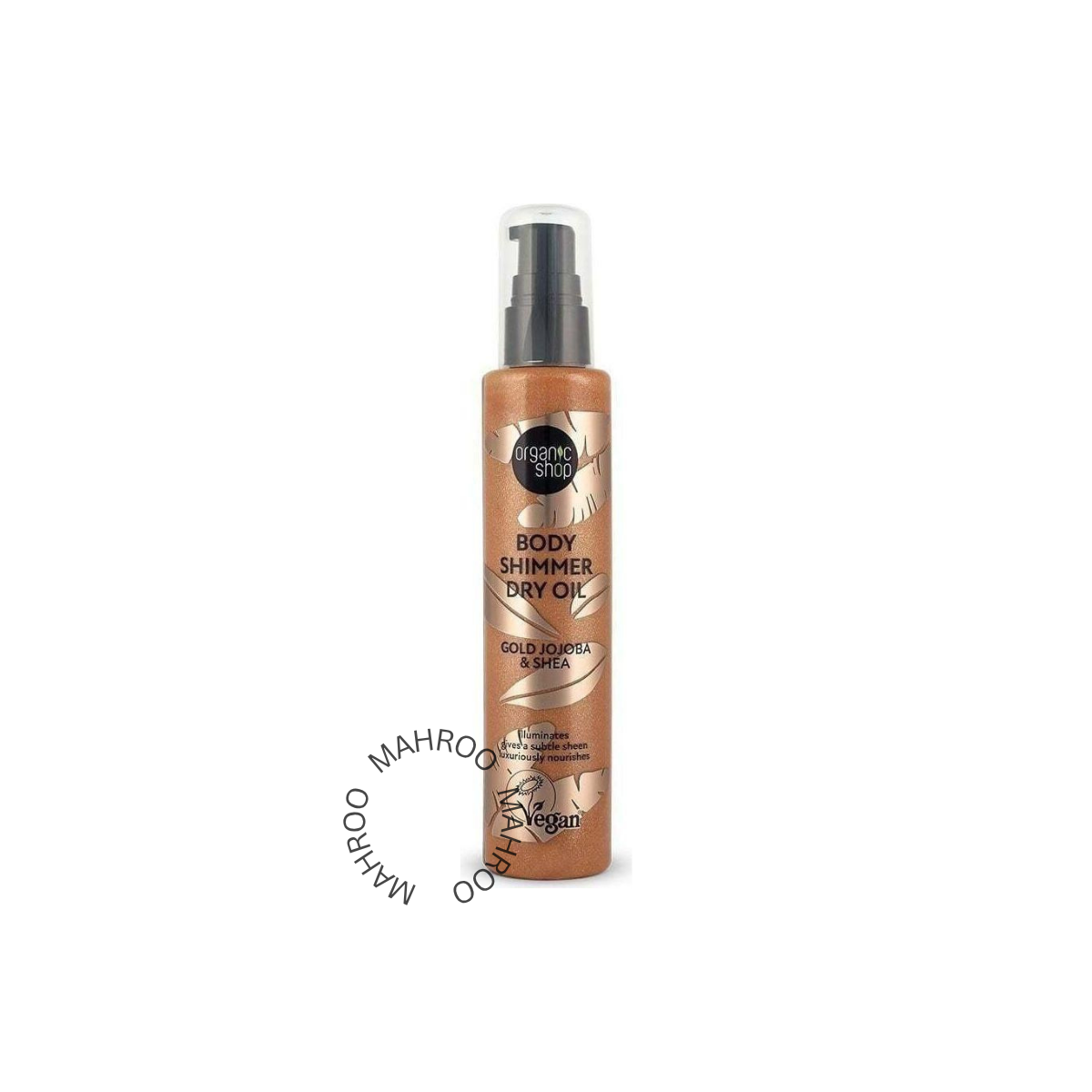 OS Body Shimmer Dry Oil. Gold Jojoba & Shea, 100ml