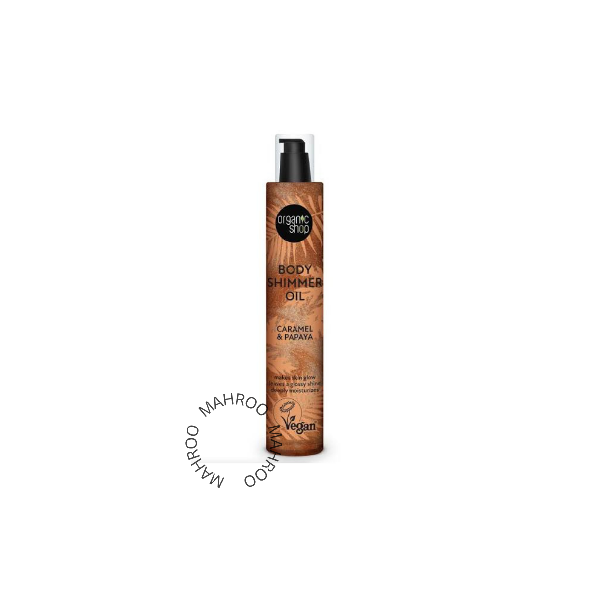 OS Body Shimmer Oil Caramel & Papaya, 100ml