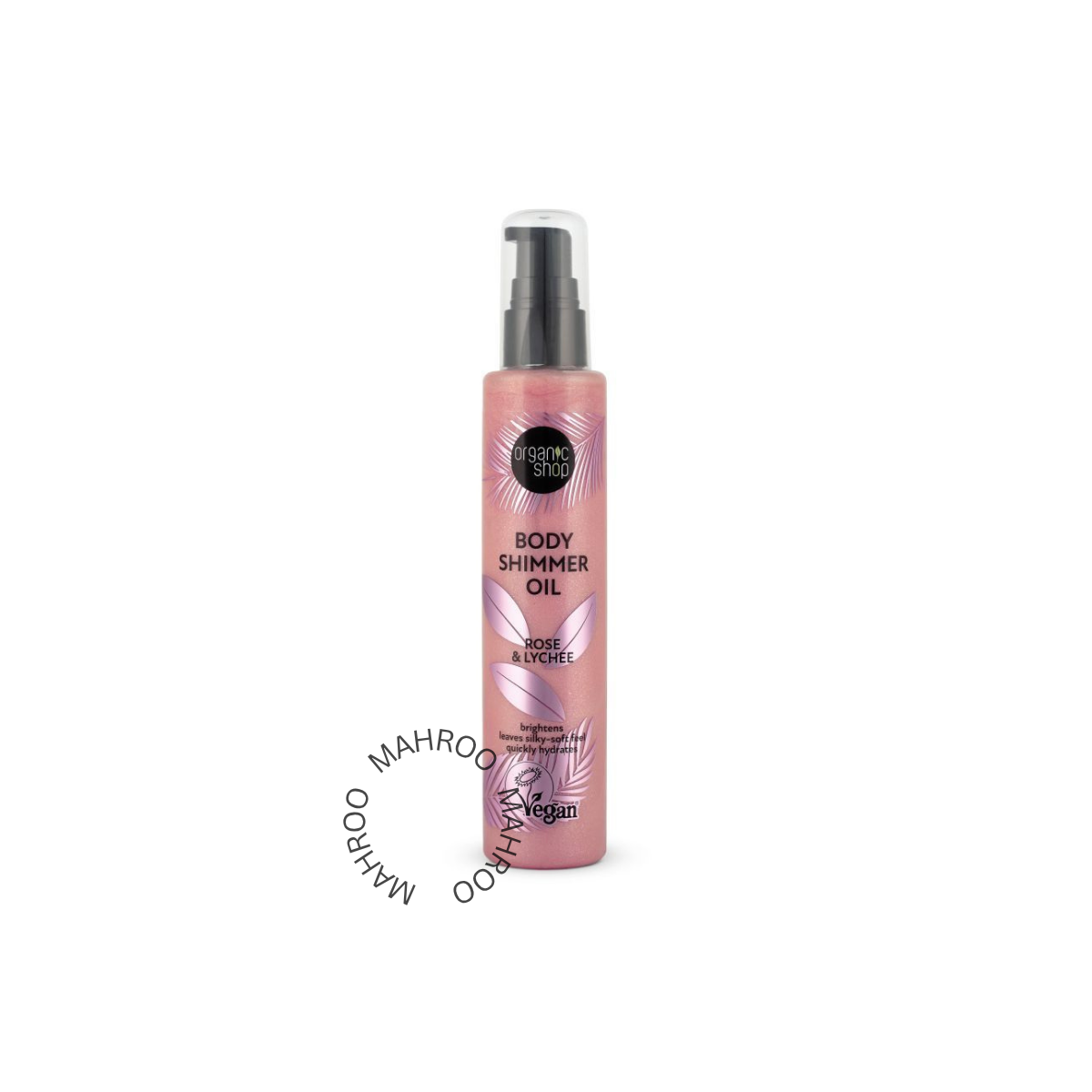 OS Body Shimmer Oil Rose & Lychee, 100ml