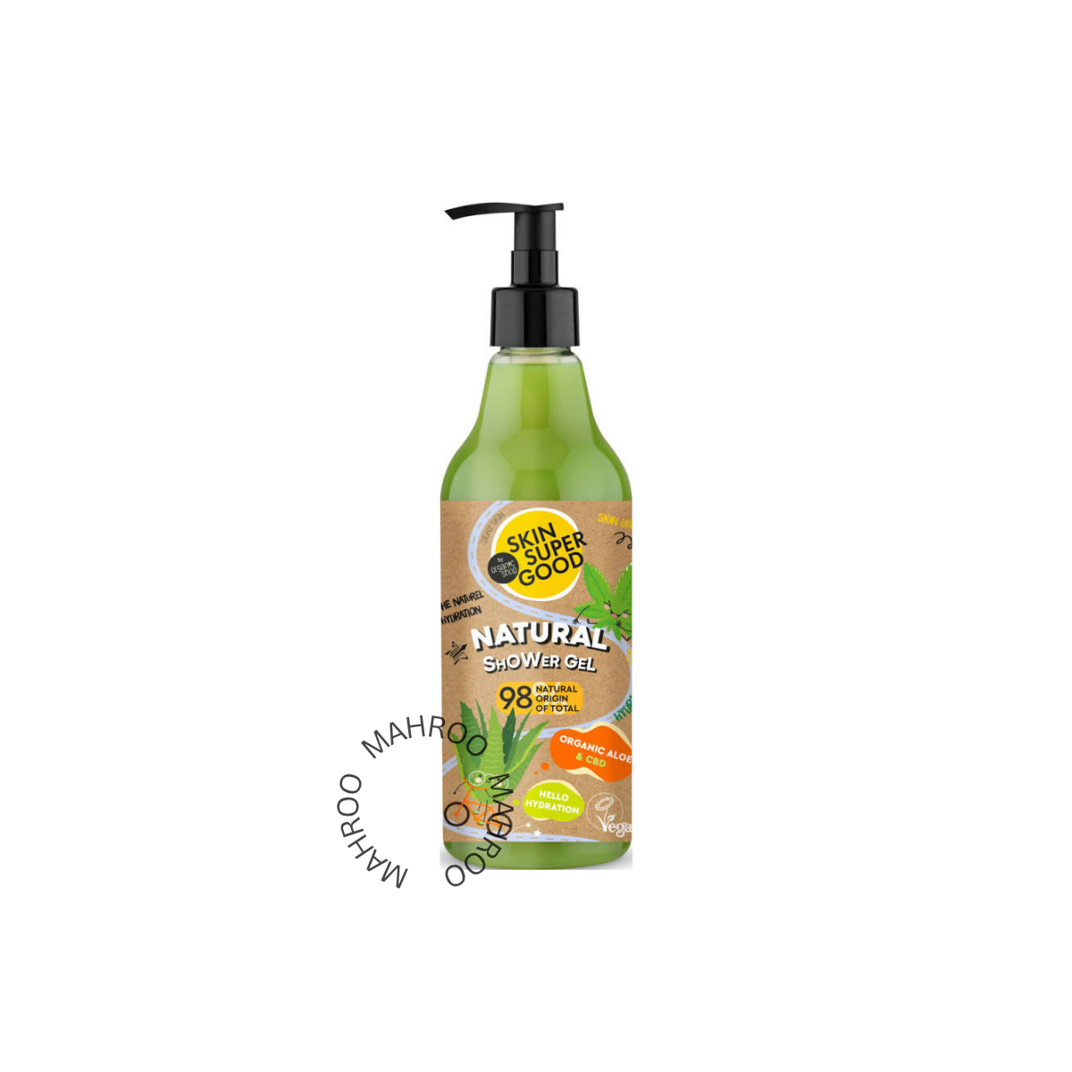 Skin Super Good Natural Shower Gel "Hello Hydration", 500ml