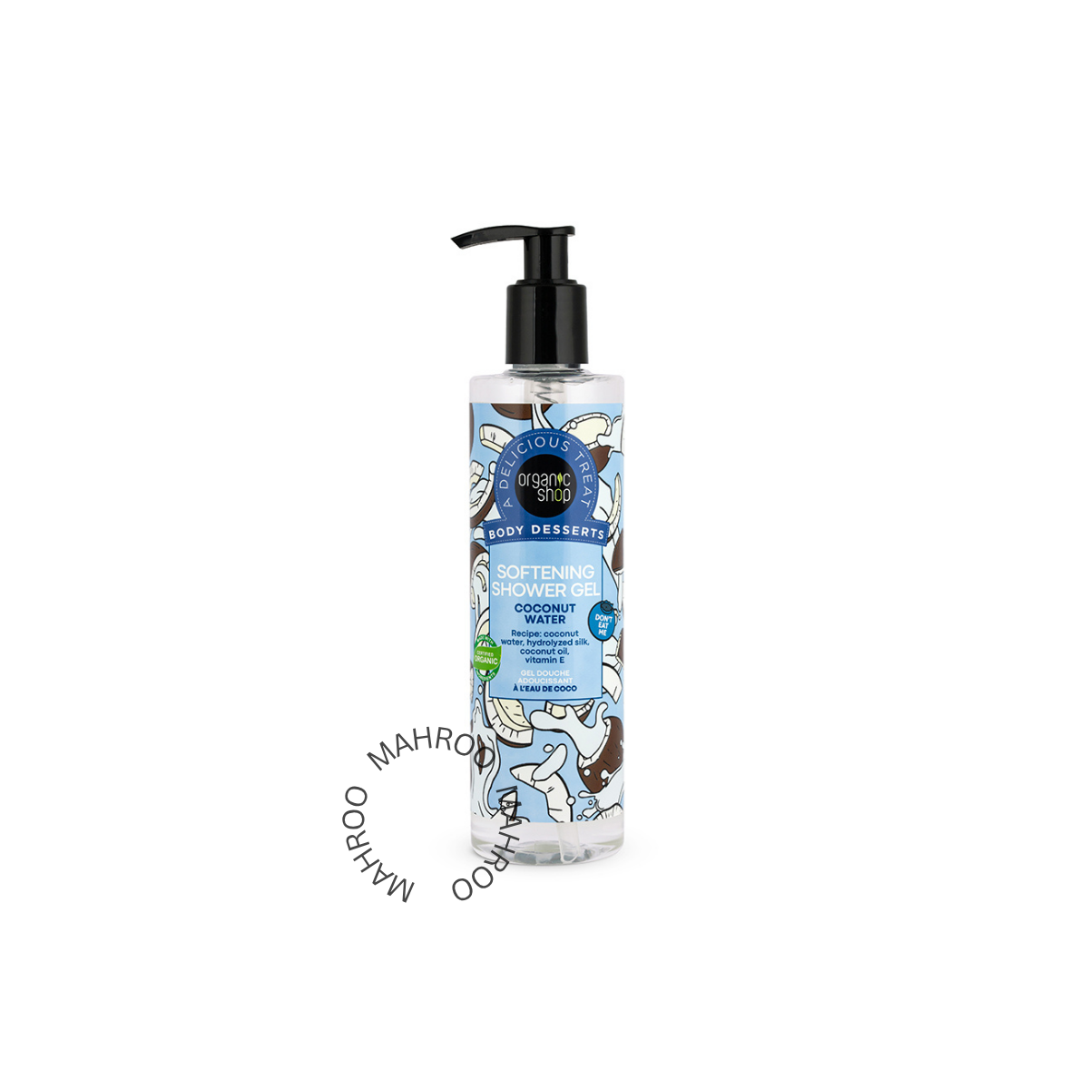 Organic Shop Body Desserts Softening Shower Gel Coconut Water, 280ml