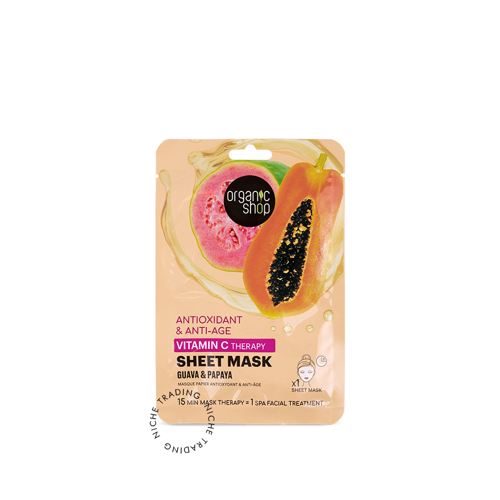 OS. Vitamin C Therapy Sheet Mask. Guava & Papaya, 1 pc