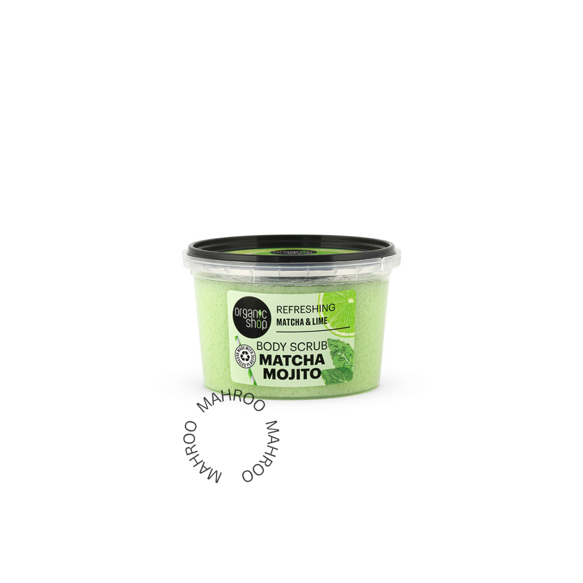 OS Matcha Mojito Body Scrub. Refreshing. Matcha & Lime, 250ml