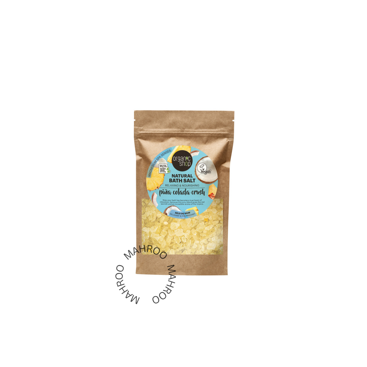 Os Pina Colada Crush. ملح استحمام طبيعي، 500 جم