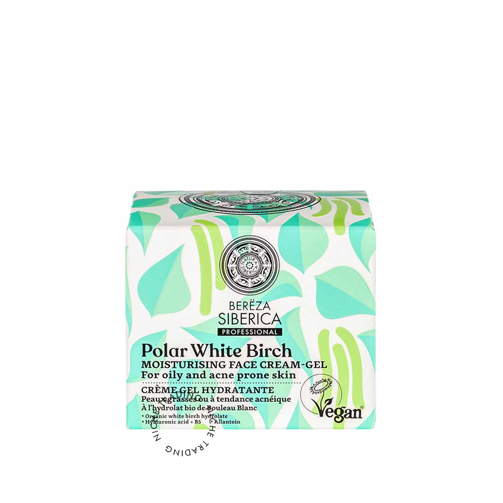 Polar White Birch. Moisturising face cream-gel, 50ml