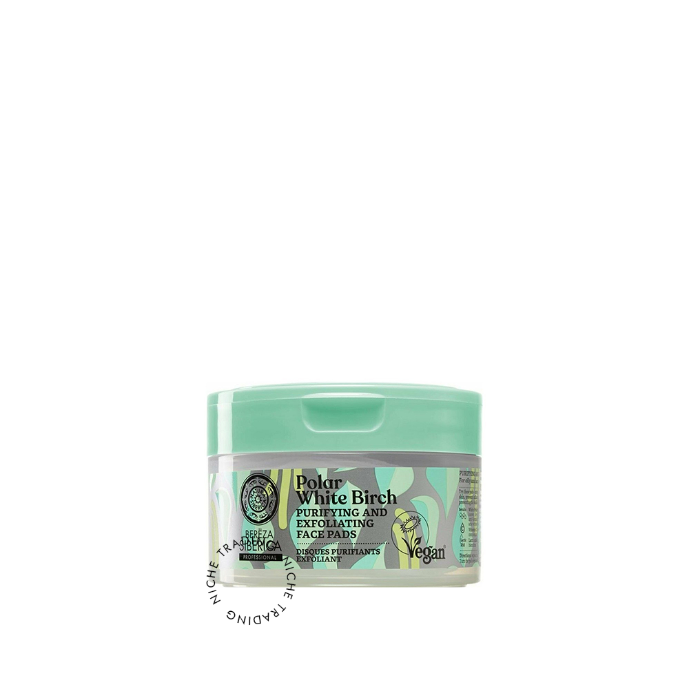 Polar White Birch Purifying and exfoliating face pads, 20 pcs