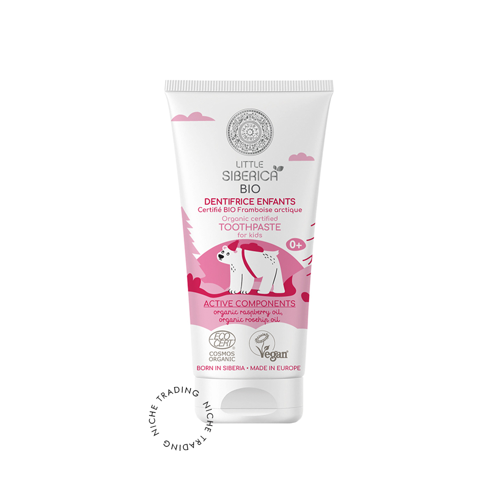 Little Siberica. Organic certified toothpaste for kids ���Ar?tic Raspberry�ï¿