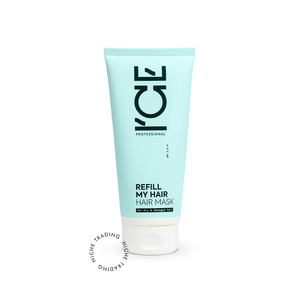 Ice by Natura Siberica. Refill My Hair Mask, 200ml - Ice | Niche Trading Qatar
