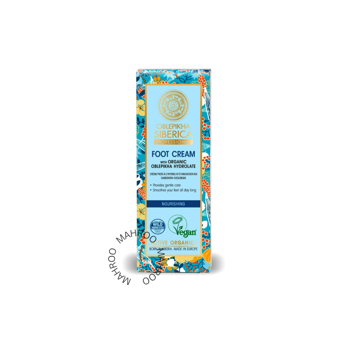 Foot Cream with Organic Oblepikha Hydrolate, 75ml