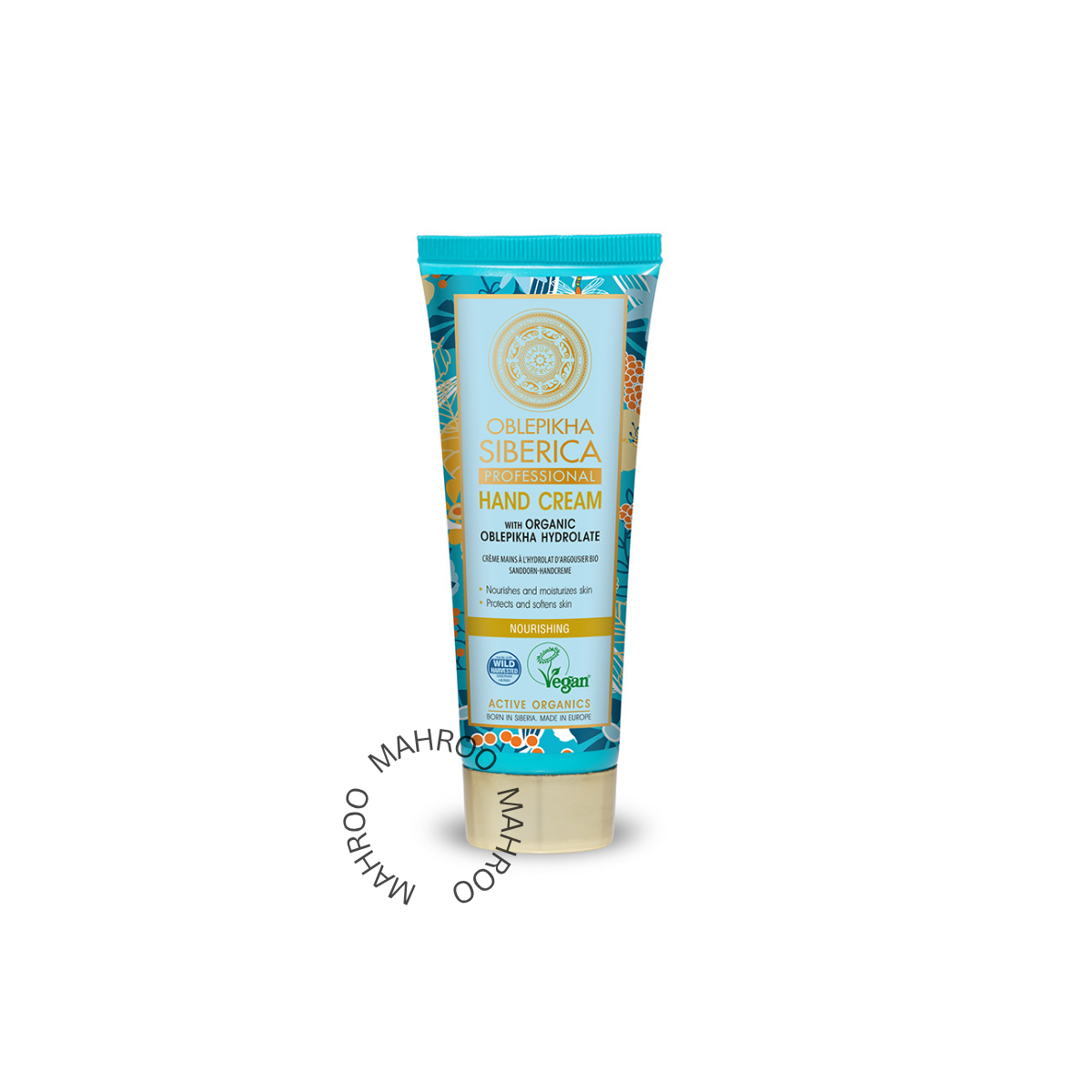 Hand Cream with Organic Oblepikha Hydrolate, 75ml