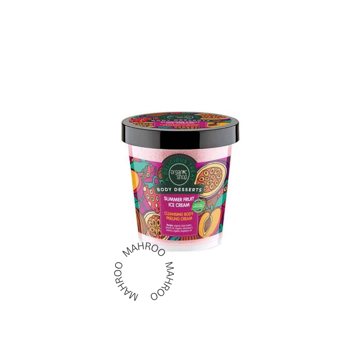 Organic Shop Body Desserts Summer Fruit Ice Cream منظف الجسم