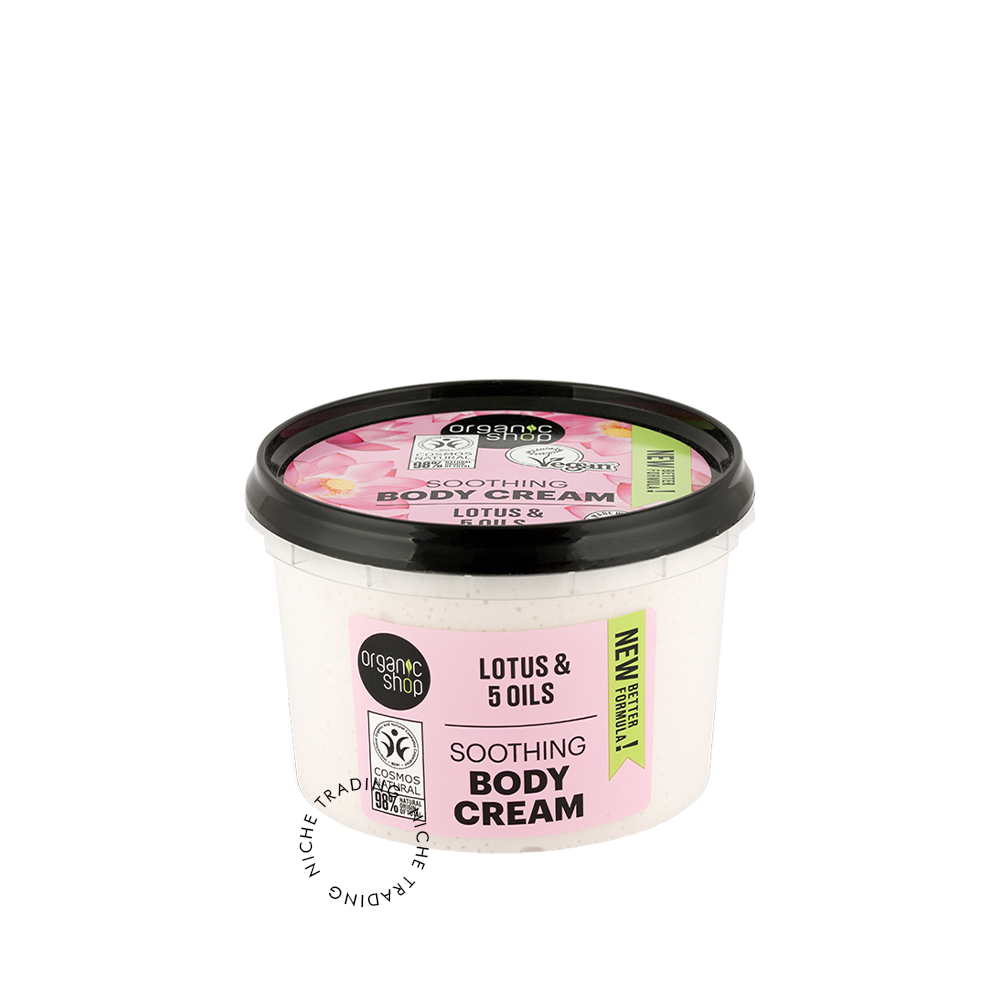 OS Soothing Body Cream Lotus, 250ml - Organic Shop | Niche Trading Qatar