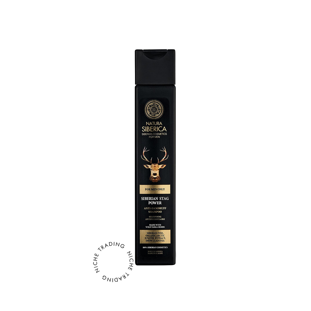 NS Men Anti-Dandruff Shampoo Siberian Stag Power, 250ml - Natura Siberica | Niche Trading Qatar