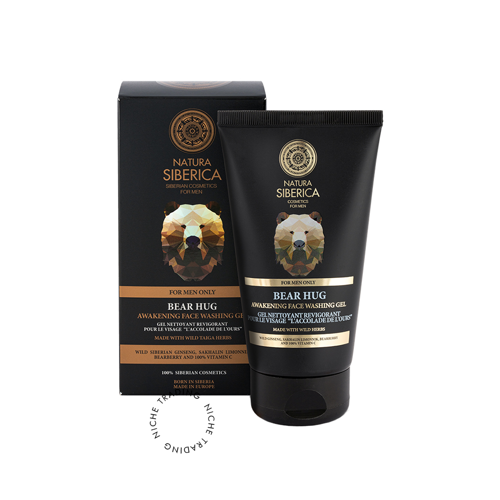NS Men Awakening Face Washing Gel Bear Hug, 150ml
