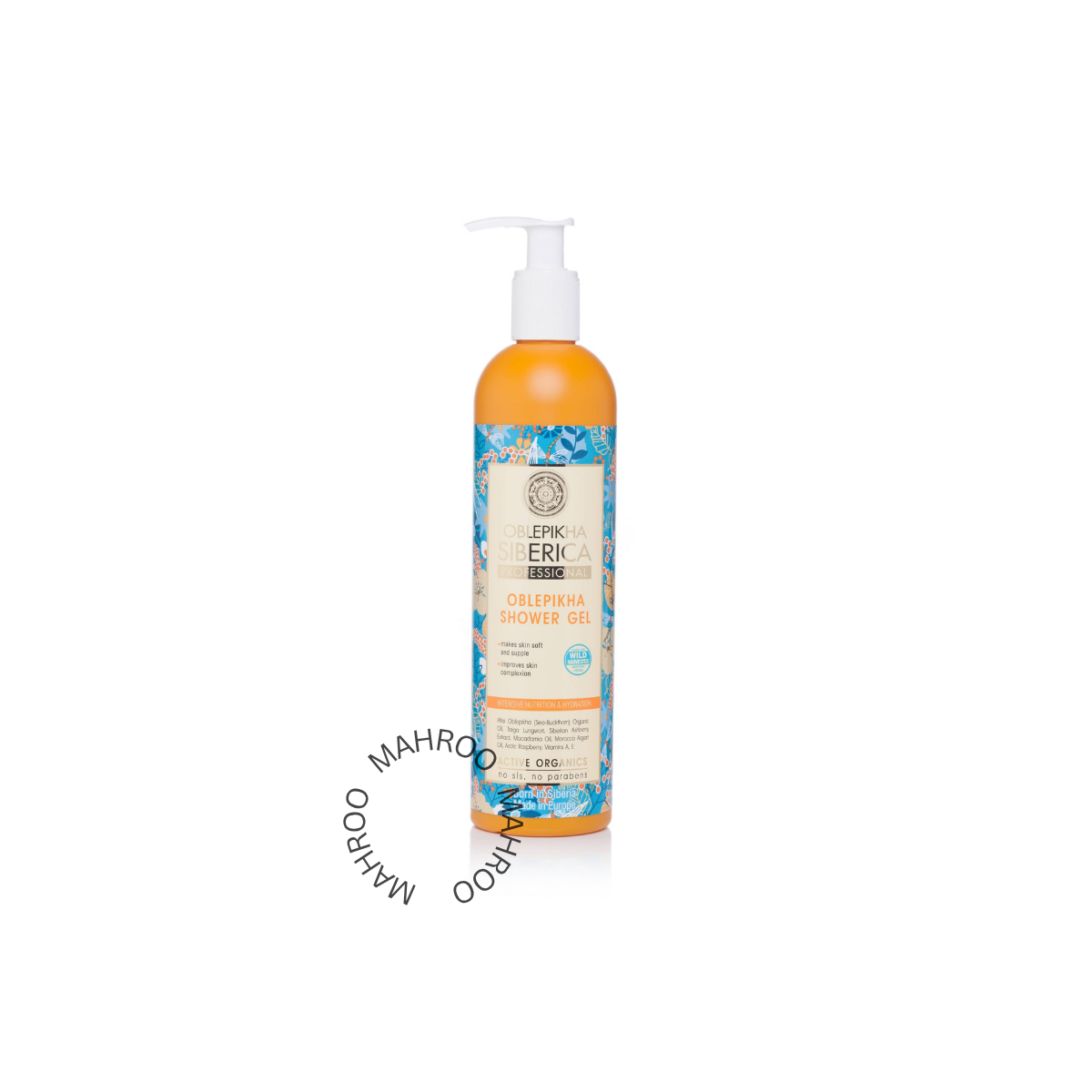 Shower Gel with Organic Oblepikha Hydrolate Intensive Nutrition and