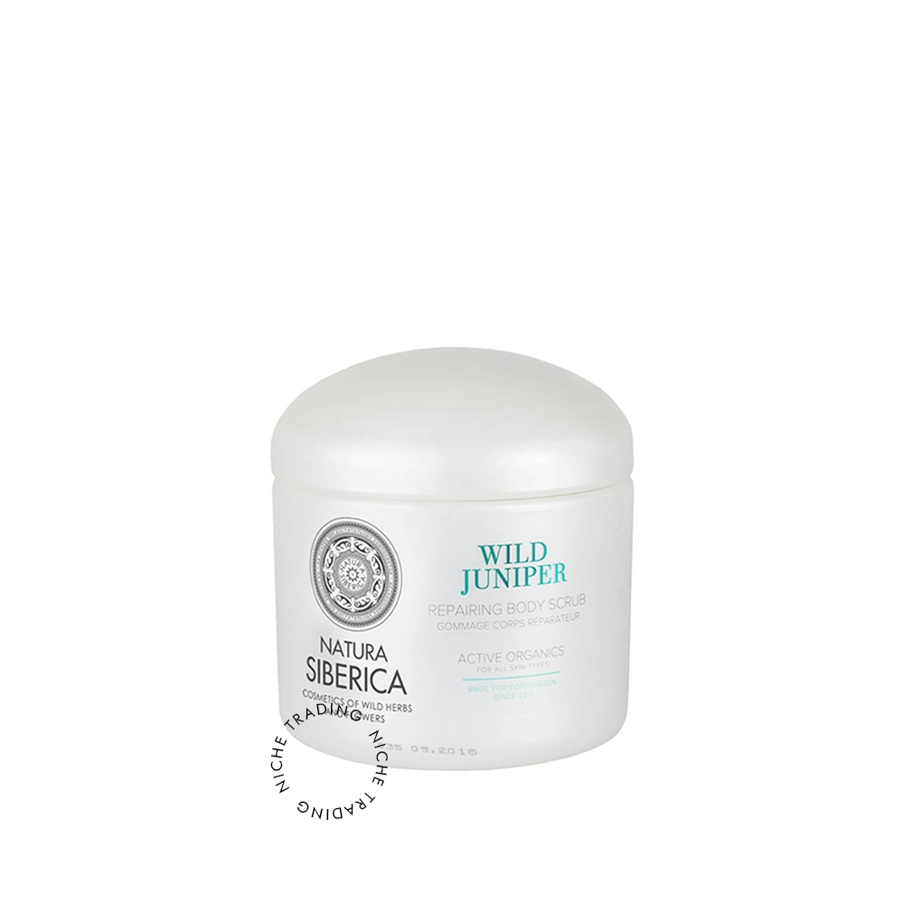 NS Copenhagen Repair Body Scrub Wild Juniper, 370ml - Natura Siberica | Niche Trading Qatar