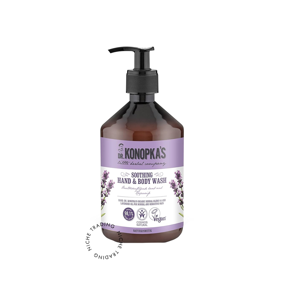 Hand&body Wash Soothing, 500ml - Dr. Konokpa | Niche Trading Qatar