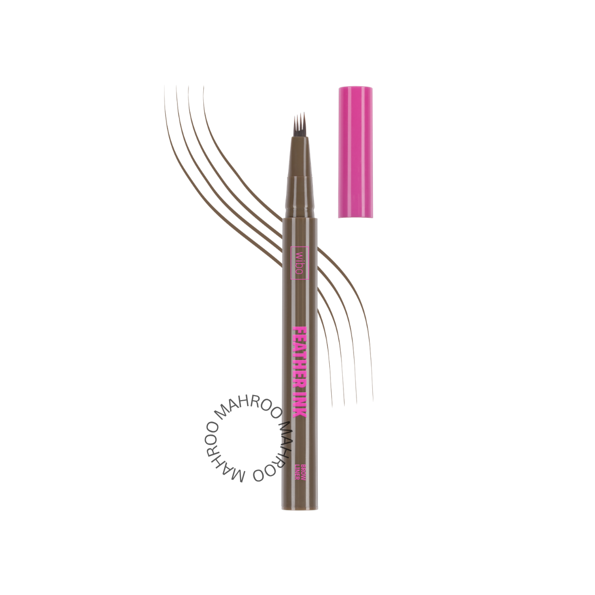 WIBO FEATHER INK 4-TIP MICROCOMB BROW LINER 1