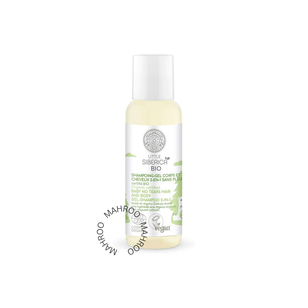 Little Siberica. Baby No Tears Hair and Body Gel-shampoo 2-in-1, 50ml