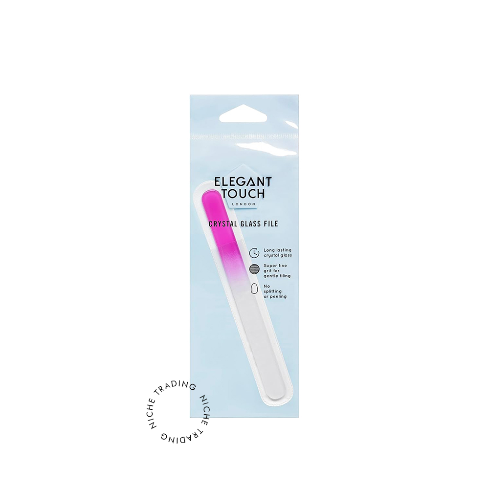 Et Essential Crystal Glass File - Elegant Touch | Niche Trading Qatar