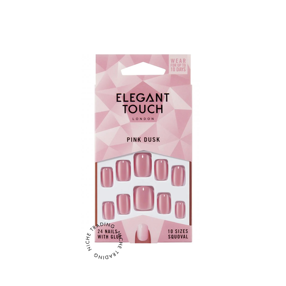 Elegant Touch Pink Dusk Nails