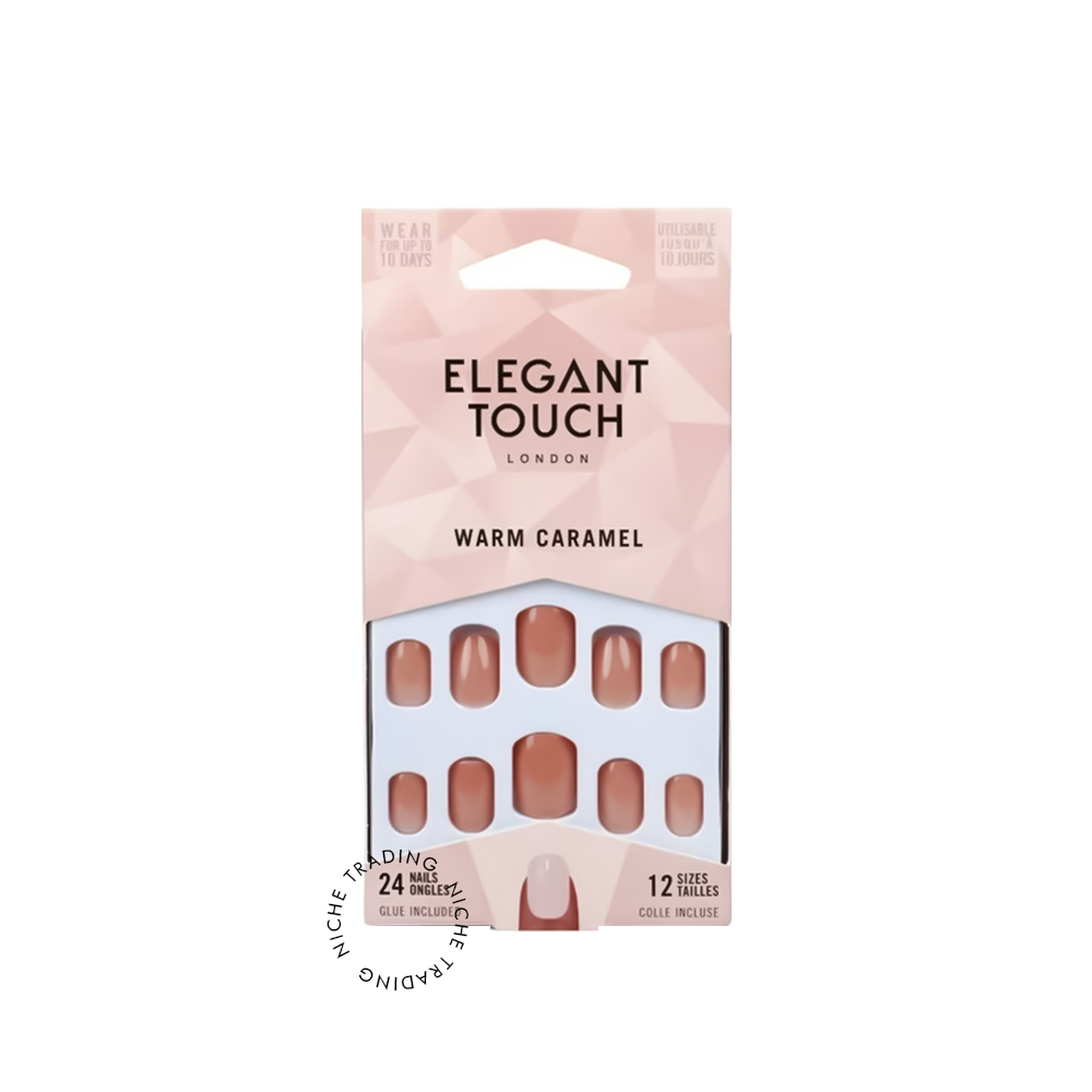 Elegant Touch Warm Caramel Nails - Elegant Touch | Niche Trading Qatar