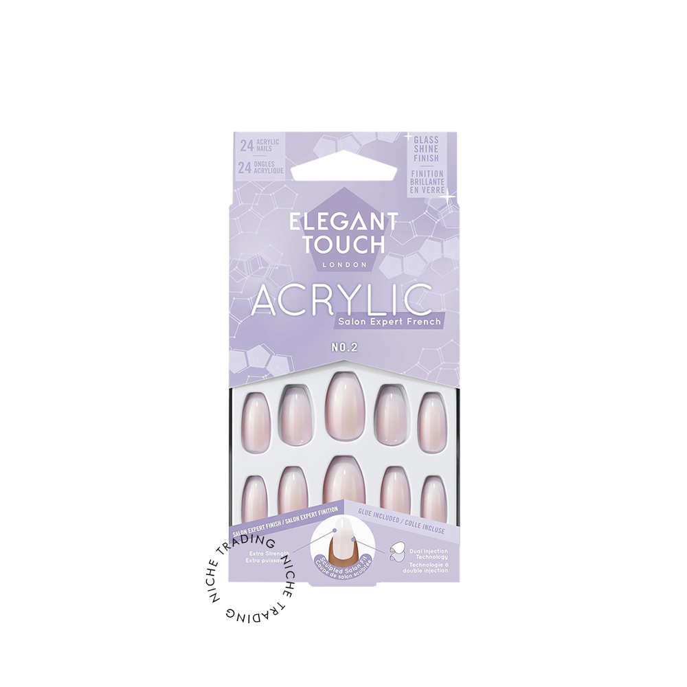 Elegant Touch French Acrylic No 02 Coffin