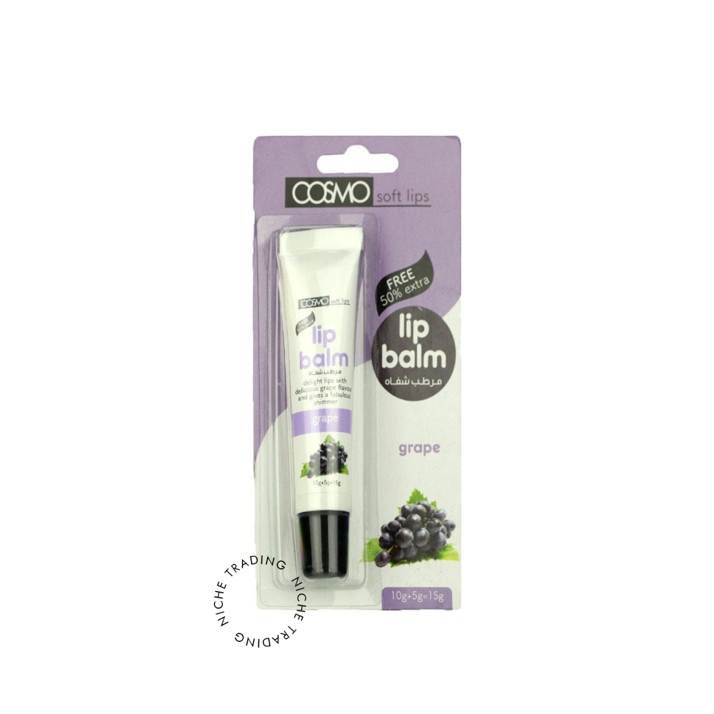 Cosmo Grape Lip Balm 15gm - Cosmo | Niche Trading Qatar