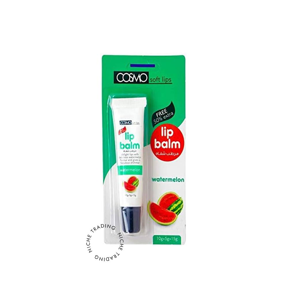 Cosmo Watermelon Lip Balm 15gm - Cosmo | Niche Trading Qatar