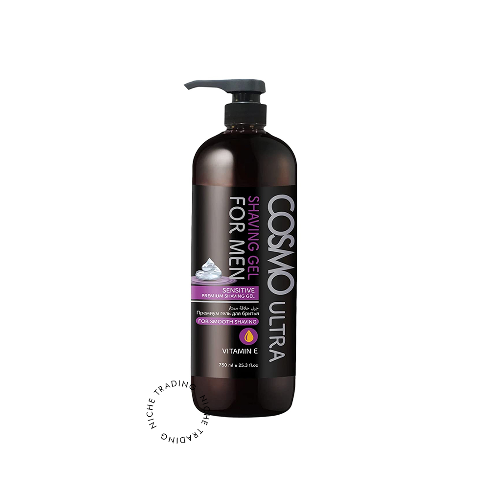 Cosmo Ultra Cosmo Sensitive Vitamine E Shaving Gel 750ml - Cosmo | Niche Trading Qatar