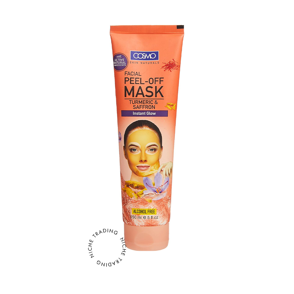 Cosmo Facial Peeloff Mask Turmeric & Saffron 150ml - Cosmo | Niche Trading Qatar