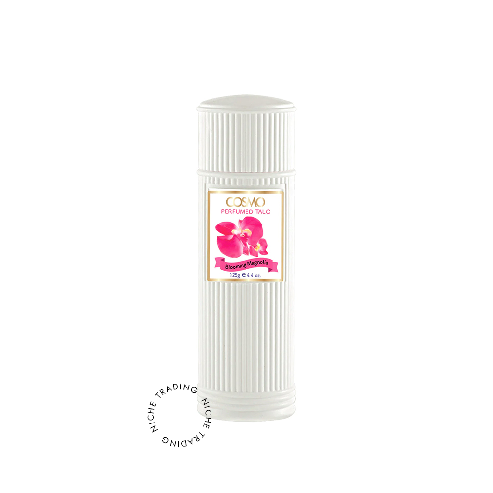 Cosmo Perfumed Talc Blooming Magnolia 125gm