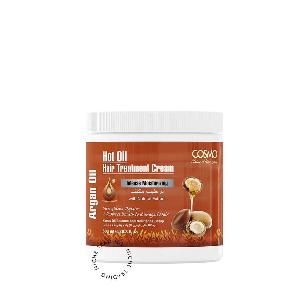 Cosmo Hot Oil Hair Treatment Cream Argan Oil 600ml